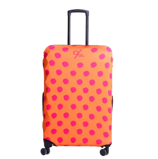 The Nines "Orange Polka" Luggage Cover