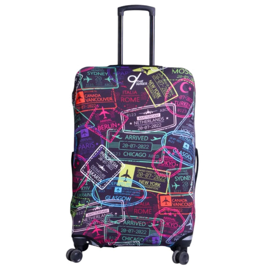 The Nines "Black Stamps" Luggage Cover