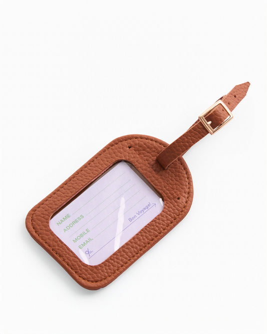 The Nines Luggage Tag "Camel"